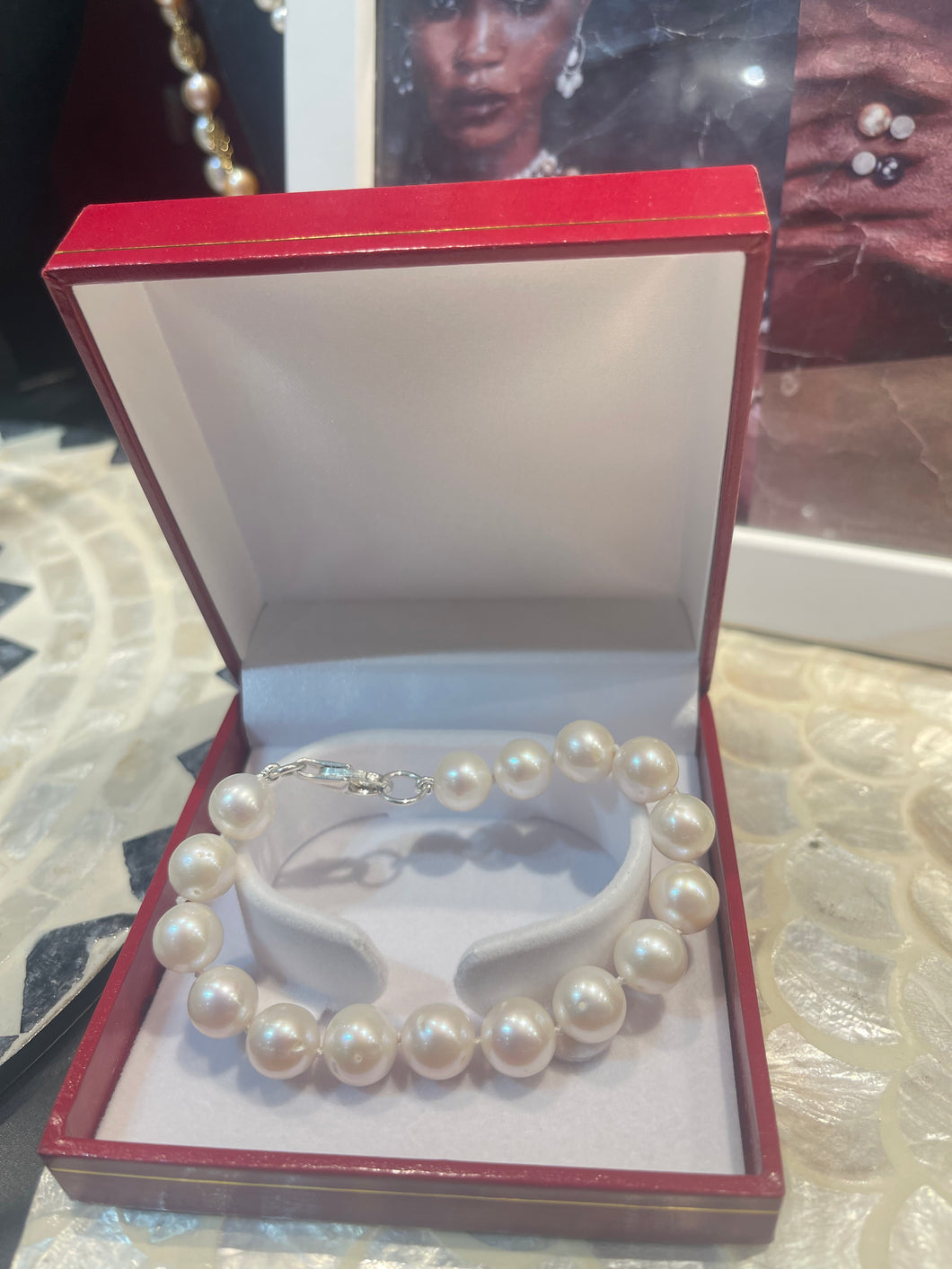 Bracelet en perles de culture d’eau douce(Br023)