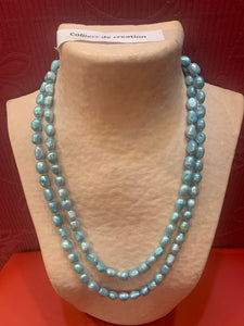 Sautoir en perles baroque(Sau007)