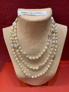 Sautoir en perles baroque(Sau014)