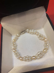 Bracelet en perles de culture d’eau douce(Br019)