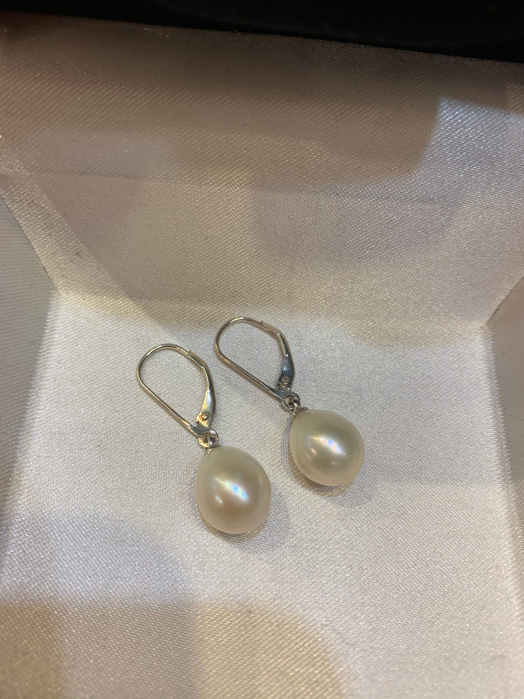 Boucle d’oreilles en perles de culture d’eau douce(Bo058)