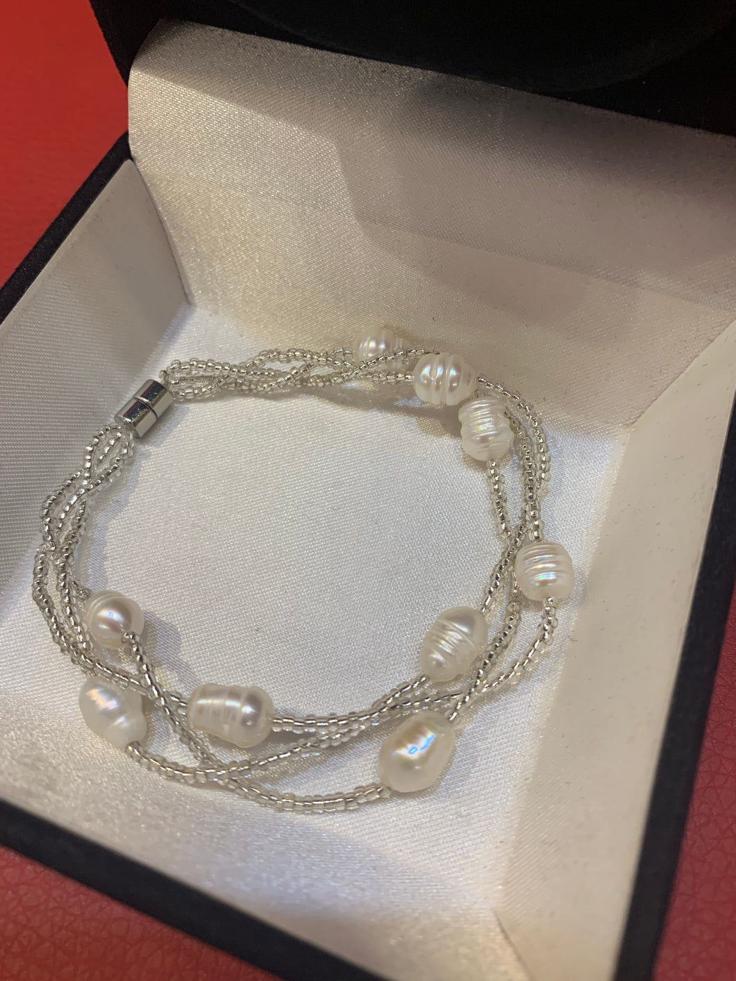 Bracelet en perles de culture d’eau douce(Br016)